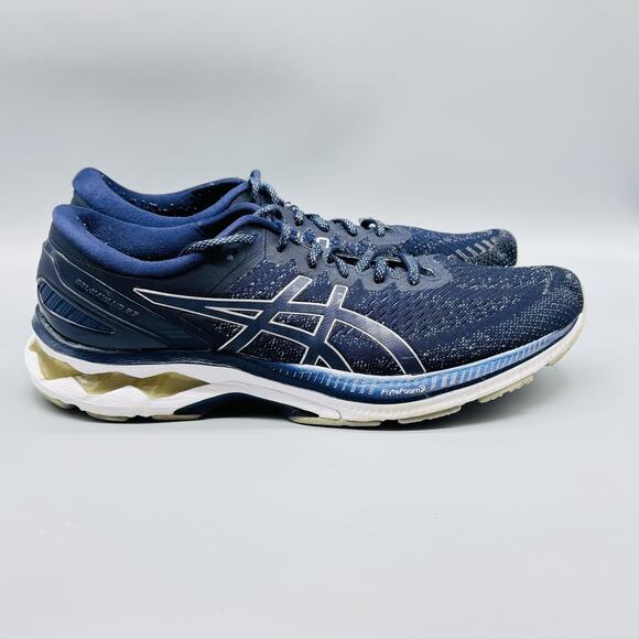 ASICS Shoes Mens 11.5 Blue GEL Kayano 27 Running Trainers Athletic Sneakers - Picture 1 of 10